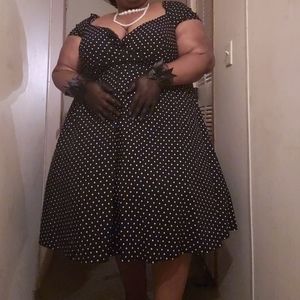 1950's Vintage Style Sweetheart Dress